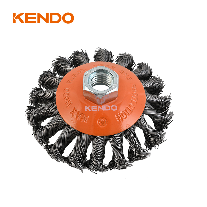 แปรงเอียงลวดผูกปม