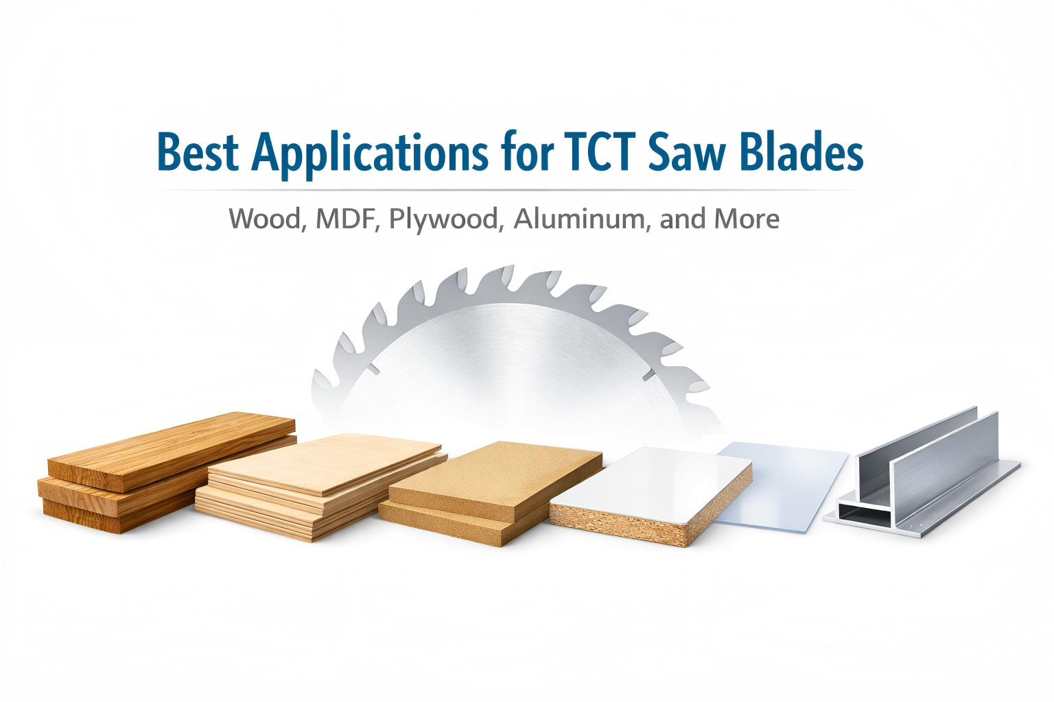 การใช้งานที่ดีที่สุดสำหรับใบเลื่อย TCT