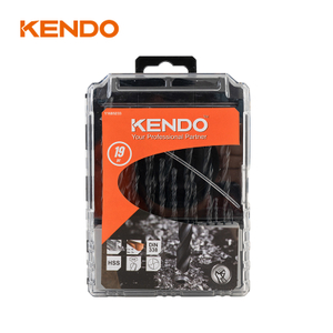 ดอกสว่าน HSS Twist 19 ชิ้น ฟอร์จและสีดำ