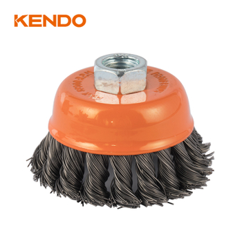 แปรงรูปถ้วย,ลวดผูกปม