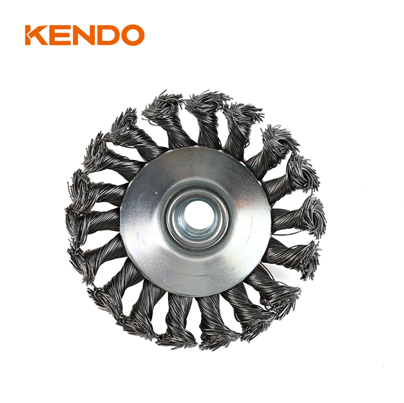 แปรงเอียงลวดผูกปม