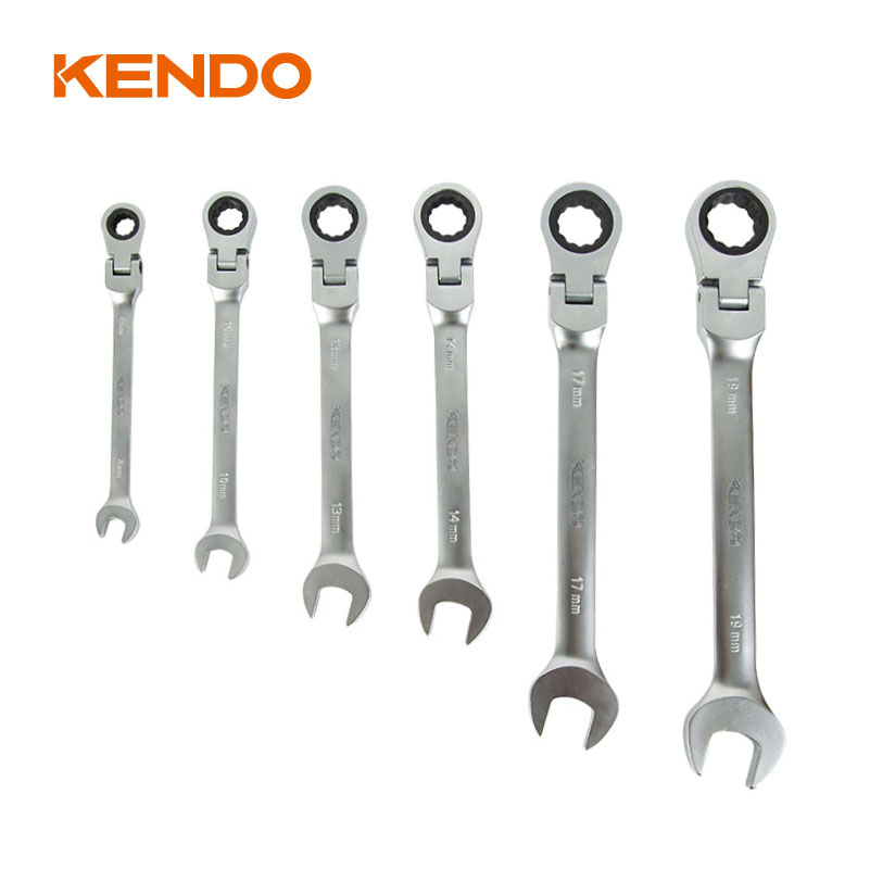 ชุด Spanner ชุดค่าผสม 6PC Flex Ratchet